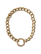 Chain Ring Clasp Necklace